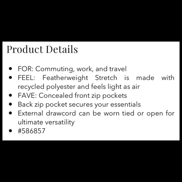 🔥NWTS-$110 ATHLETA Arrival Pants Relaxed Flattering Fit Slight Crop Pant size 4 - Picture 7 of 7